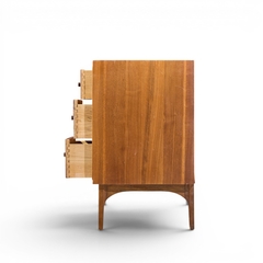 Kroehler Mfg Co Kroehler Mid Century Rosewood and Walnut Lowboy Dresser - 4692352