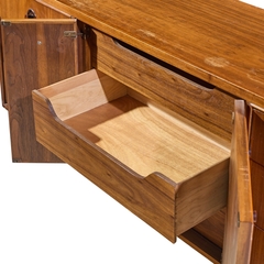  Kroehler Mfg Co Kroehler Mid Century Rosewood and Walnut Lowboy Dresser - 4692355