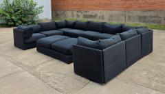  Kroehler Mfg Co Kroehler PlayPen or Galaxy Pit Sectional Sofa 11 Sections in Dark Gray - 4618329
