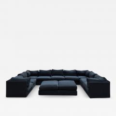  Kroehler Mfg Co Kroehler PlayPen or Galaxy Pit Sectional Sofa 11 Sections in Dark Gray - 4618655