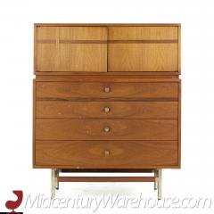  Kroehler Mfg Co Kroehler Signature Mid Century Rosewood and Walnut Highboy Dresser - 3141735