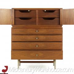  Kroehler Mfg Co Kroehler Signature Mid Century Rosewood and Walnut Highboy Dresser - 3141739