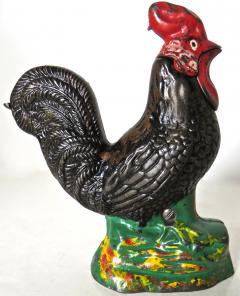  Kyser Rex Co Rooster Mechanical Bank American Circa 1880s - 502534