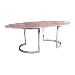  L A Studio Contemporary Dining Table Made of Rose Quartz Designed by L A Studio - 2154260