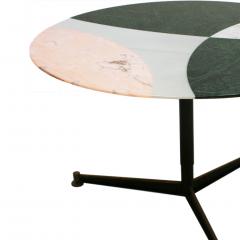  L A Studio L A Studio Contemporary Modern Marble Circular Dining Table - 1492963