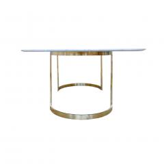  L A Studio L A Studio Contemporary Modern Marble and Brass Italian Dining Table - 1493072