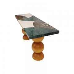 L A Studio Marquetry Marble Console by L A Studio Spain - 4316862