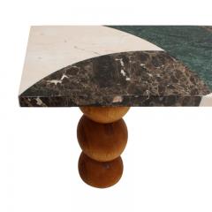  L A Studio Marquetry Marble Console by L A Studio Spain - 4316863