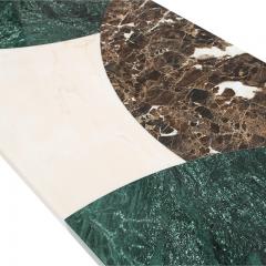  L A Studio Marquetry Marble Console by L A Studio Spain - 4316870