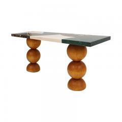  L A Studio Marquetry Marble Console by L A Studio Spain - 4316871