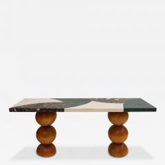  L A Studio Marquetry Marble Console by L A Studio Spain - 4319477