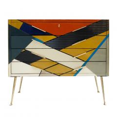  L A Studio Mid Century Modern Style Murano Glass Italian Commode Designed by L A Studio - 1025107