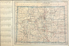  L L Poates 1925 Colorado Map by L L Poates Eng Co  - 3968168