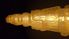  LAS NIMAS IB RICA AMBER elongated pendant light elightended sculpture - 3546122
