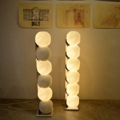  LUCI Set of two Italian floor lamps space age by Luci mod 440 - 3990067