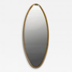  La Barge Elongated Oval Giltwood Mirror - 2965169