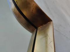  La Barge LaBarge Attr Mid Century Modern Gilt Wood Frame Shield Crest Shaped Mirror 1960s - 3235045