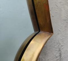  La Barge LaBarge Attr Mid Century Modern Gilt Wood Frame Shield Crest Shaped Mirror 1960s - 3235047