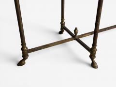  La Barge LaBarge German Modern Console Table Brass Glass Germany 1970s - 4684848