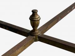  La Barge LaBarge German Modern Console Table Brass Glass Germany 1970s - 4684850