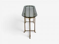  La Barge LaBarge German Modern Console Table Brass Glass Germany 1970s - 4684851