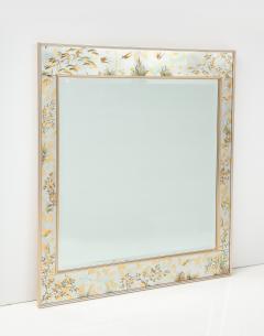  La Barge LaBarge Silver Leaf Floral Motif Mirror - 2934431