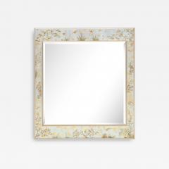  La Barge LaBarge Silver Leaf Floral Motif Mirror - 2940262