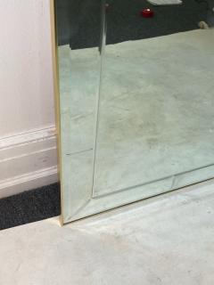  La Barge MONUMENTAL MODERN BRASS FRAMED ENGRAVED MIRROR BY LA BARGE - 2125794