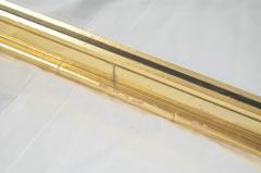  La Barge Pair of Faux Bamboo Gilt and Mirrored Frame Mirrors - 2124429