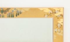  La Barge glomis Gold Bevelled Mirror with Asian Design by La Barge - 906040