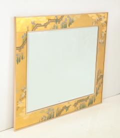  La Barge glomis Gold Bevelled Mirror with Asian Design by La Barge - 906044