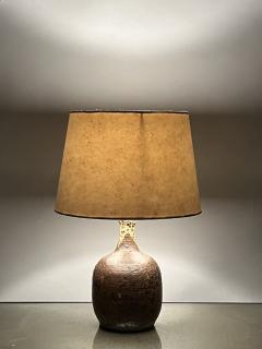  La Borne Potters Gr s Pyrit Glazed Stoneware Lamp by La Borne Pottery France - 3616644
