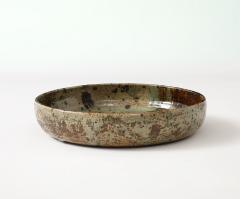  La Borne Potters Large La Borne Ceramic Low Bowl France C 1950 60 s - 4662918