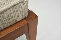  La Compagnie des Arts Francais Wooden Stool by La Compagnie des Arts Fran ais France 1940s - 4229023