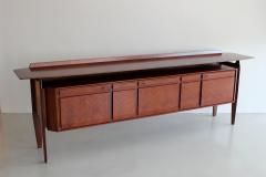  La Permanente Mobili Cant 1950s Italian Rosewood Sideboard by Cantu Furniture Artisans - 710567