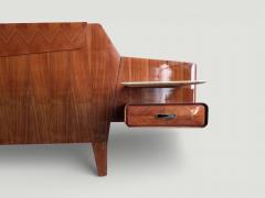  La Permanente Mobili Cant Italian Midcentury Bed Frame attributed to La Permanente Mobili 1950s - 4612639