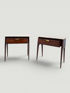  La Permanente Mobili Cant Mid Century Bedside Tables or Night Stands by La Permanente Mobili Cant 1950s - 4625432