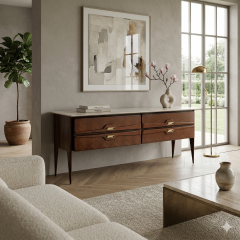  La Permanente Mobili Cant Mid Century Sideboard or Chest of Drawers by La Permanente Mobili Cant 1950s - 4612652