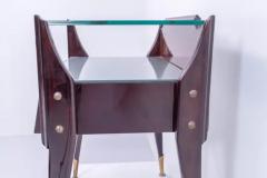  La Permanente Mobili Cant Set of 2 Night Stands by La Permanente Mobili Cant Italy 1950s - 3247661