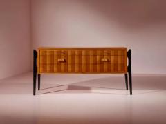  La Permanente Mobili Cant Six drawer sideboard in veneered wood and stained beech Cant Italy 1950s - 3791561