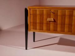  La Permanente Mobili Cant Six drawer sideboard in veneered wood and stained beech Cant Italy 1950s - 3791565