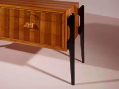  La Permanente Mobili Cant Six drawer sideboard in veneered wood and stained beech Cant Italy 1950s - 3791567