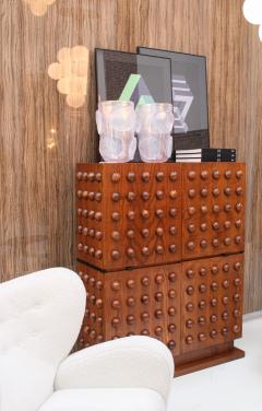  La Studio Brutalist Style Italian Dry Bar made of Oak Wood Drinks Cabinet - 3534619