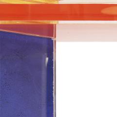  La Studio Contemporary Orange Yellow Blue in Plexiglass Console Designed by L A Studio - 3233960