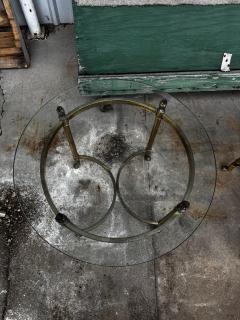  LaBarge Brass and Glass Labarge Style End Table - 4474641