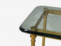  LaBarge LaBarge German Modern Console Table Brass Glass Germany 1970s - 4795325