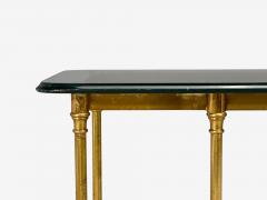  LaBarge LaBarge German Modern Console Table Brass Glass Germany 1970s - 4795328