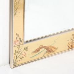  LaBarge Mid Century Gilt Eglomise w Brass Border Mirror signed D Wingard for Labarge - 4489769