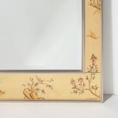  LaBarge Mid Century Gilt Eglomise w Brass Border Mirror signed D Wingard for Labarge - 4489771