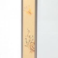  LaBarge Mid Century Gilt Eglomise w Brass Border Mirror signed D Wingard for Labarge - 4489781